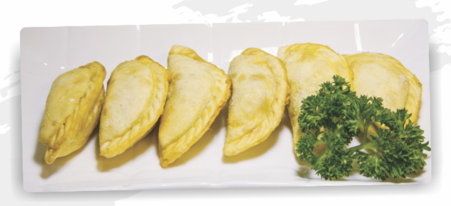 Fried chicken curry puffs (6 pieces)