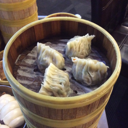 Coriander, pork & prawn dumpling (4 pieces)