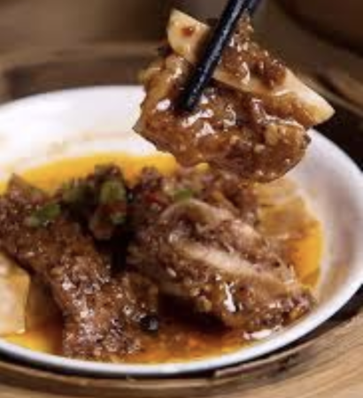 Black pepper flavoured beef ribs